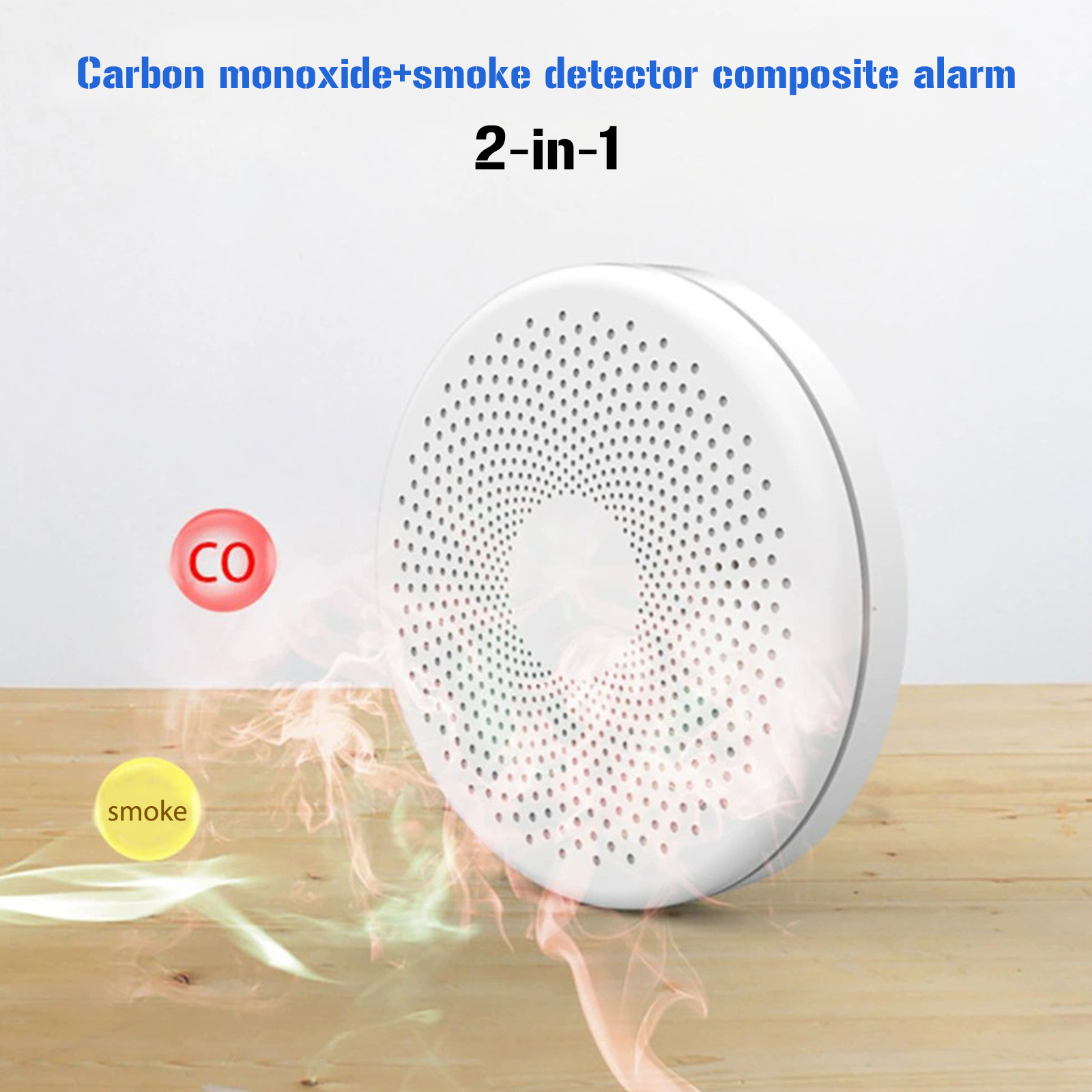 Smart Carbon Monoxide Detectors 2in1