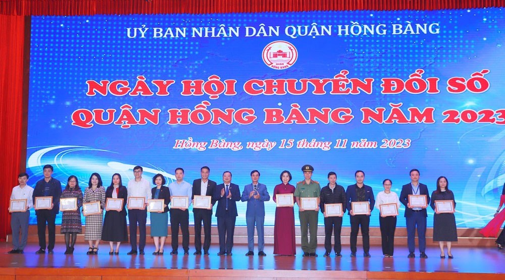 Ngày hội Chuyển đổi số 2023 quận Hồng Bàng