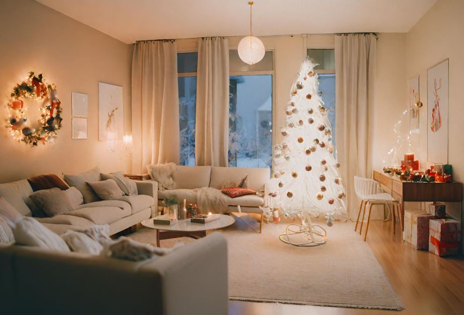 Không khí Giáng Sinh ấm áp trong căn hộ thông minh